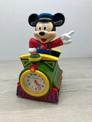 【訳アリ】レトロミッキー Disney Time  目覚まし時計　(C7-131)　T