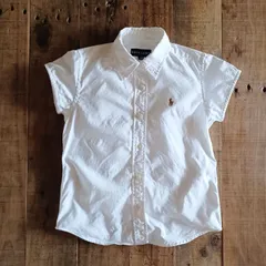shiturae collection Ralph Lauren ラルフローレン フォーマル 半袖シャツ GIRLS 130サイズ 古着