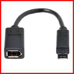 【人気商品】6ピン メス - 1394 1394b 9ピン IEEE オス Firewire JSER 400-800 ケーブル CHENYANG 20cm。