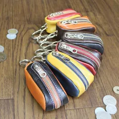 キーケース コインケース カーフレザー 子牛革 キーホルダー 高級 本革