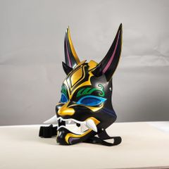 魈 マスク 原神グッズ 高精度リプリカ 強化樹脂 手塗りコスプレ・ディスプレイ用 290g 軽量
