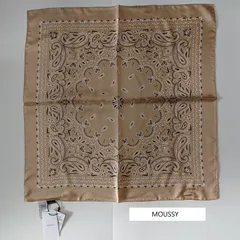 MOUSSY SILK BANDANA SCARF マウジー