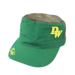 DANCE WITH DRAGON ダンスウィズドラゴン  メッシュ ワークキャップ カオフラ柄 グリーン系 F [240101501392] ゴルフウェア ストスト