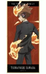 【中古】紙製品 沢田綱吉 「家庭教師ヒットマンREBORN! 描き下ろしイラスト 戦う背中ver. トレーディングスタンド付き色紙」