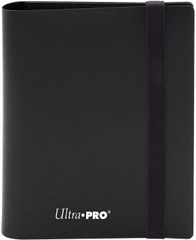 カード収納 Eclipse 2ポケットPROバインダー Ultra Pro ジェットブラック 酸を含まない非PVC素材使用 横入れポケット設計 並行輸入品