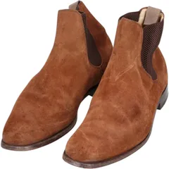 古着 Barker スエード サイドゴアブーツ 英国製 42 メンズ27.5cm相当/saa014368