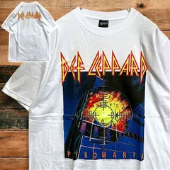 デフレパード DEF LEPPARD T 白 バンド ミュージック ロック ツアー ライブ 古着 ビンテージ vintage パンク メタル アーティスト 歌手 Tシャツ 古着 ビンテージ VINTAGE 2025   1200 p20/