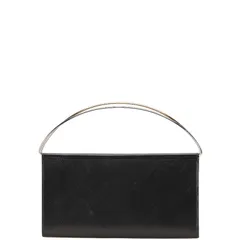 カルティエ トリニティ 二つ折り財布 ハンドバッグ ブラック レザー レディース CARTIER【1-0210616】