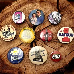 缶バッジ ビンテージ アンティーク BB 50s ~ 60s 70s 80s 90s 00s 小物 アクセサリー 古着 vintage USA アメリカ ユーロ 仕入れ ロック アメカジ ムービー エロ バンド アニメ キャラ  p10/