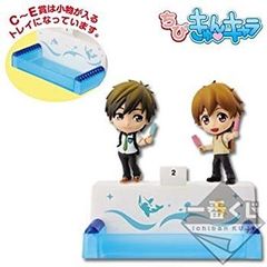 [중고] 이치 반 쿠지 Free! ~ ALL OUT ~ D상 마코토 & 나기사 치비 쿤 캐릭터 세트 푸치 트레이 ggw725x