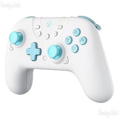 [DJ24000083] Switch対応 無線コントローラー ホールエフェクトジョイスティック 6軸ジャイロセンサー 2つの背面ボタン 自動連射 マクロ機能搭載（ホワイト）