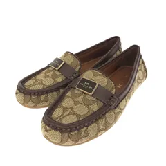 COACH コーチ ローファー 表記サイズ:US6.5C シグネチャー/プレート    ベージュ レディース / 241011011768