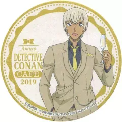 【中古】コースター(キャラクター) 安室透(等身) オリジナルコースター 「名探偵コナンカフェ2019」 ドリンク注文特典
