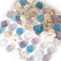 【大人気】デコパーツ ビーズ ホイップデコ パーツ 【特典ビーズ含む・26セット展開・約110個】 ビーズセット トレカ デコパーツ アクリルビーズ 硬質ケース デコ パーツ ビーズ 手芸 ハンドメイド パーツ デコ 素材 可愛い デコレーション セット アク