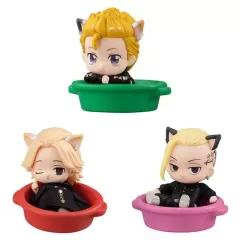 【中古】トレーディングフィギュア 全3種セット ねこなべマスコット 「東京リベンジャーズ ぷにとっぷ ねこなべあそーと」