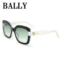 バリー BALLY BY0020-H 03B 55 サングラス アジアンフィット UVカット 紫外線カット レディース グリーン ブラック クリアのサムネイル
