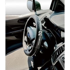 MOONEYES ホワイト ステアリングホイール MOONEYES ORIGINAL Classic Style Vinyl Grip Steering Wheel