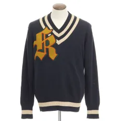 【中古】カラー kolor 2018年春夏 コットン チルデンニット ブラックxベージュ【サイズ5】【メンズ】のサムネイル