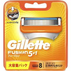 ジレット フュージョン 5＋1 電動タイプ 髭剃り カミソリ 男性 替刃8個入り