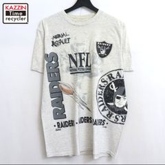 90s USA製 NFL vintage オークランド・レイダース DELTA 半袖Ｔシャツ メンズ 表記XLサイズ