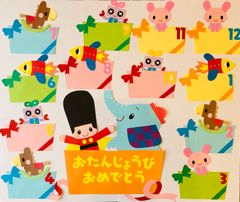 お誕生日表　おもちゃ箱