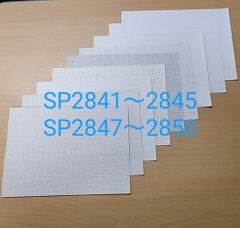 【のり付き】サンゲツ SPクロスセット【SP2841〜2845・2847~2850】（15×20.5㎝ｻｲｽﾞ）9枚