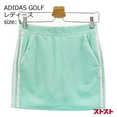 ADIDAS GOLF アディダスゴルフ スカート 3ストライプス グリーン系 L [240001938631]#