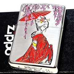 ZIPPO ライター 寿司ウィンディ 和装 日本 ジッポ 舞妓 グルメ 