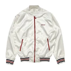 中古 アディダスオリジナルス adidas トラックジャケット トラックトップ ナイロン サテン生地 クリーニング済み メンズ L