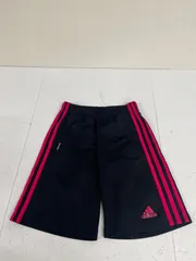 送料無料★adidas  アディダス★ジャージ　ハーフパンツ★キッズ　子供　130★ブラック　#70910scf