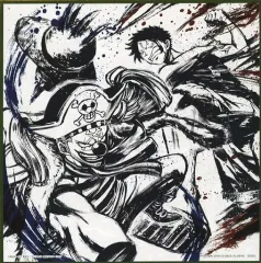 【中古】紙製品 ルフィ＆バギー メタリック色紙 -墨式- 「一番くじ ワンピース EX 悪魔を宿す者達 vol.2」 F賞