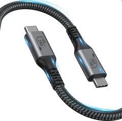 USB4 サンダーボルト 40GBケーブル 1.2mPD 240W対応 急速充電