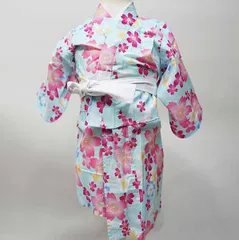 浴衣 仕立て上がり 単品 女児 女の子 1歳～2歳 1才～2才 90サイズ 適合身長85cm～95cm NO40085