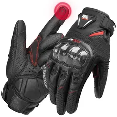 【数量限定】通気 春夏秋冬 スマホ対応 オートバイグローブ メンズ カーボンプロテクター レディース バイク用グローブ 自転車 アウトドア バイク手袋 滑り止め 耐衝撃 羊革 耐用性 バイクグローブ M-XXL 三色選択可能 KEMIMOTO 8003