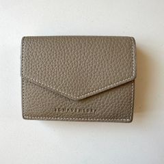 美品◎ボナベンチュラ 3つ折り財布 クロコダイル レザー グレージュ 美品◎ボナベンチュラ 3つ折り財布 クロコダイル レザー グレージュ