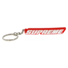 SUPREME (シュプリーム) 18SS Bevel Logo Keychain ロゴ キーチェーン キーホルダー レッドのサムネイル