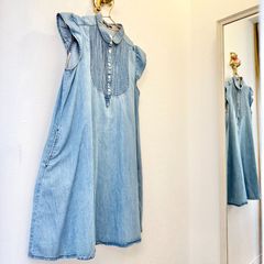 【美品】バーバリーロンドン　デニムワンピース