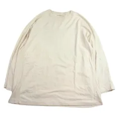 blurhms ブラームス 22AW BHS22F028 Silk Cotton Football Tee シルク コットン フットボール ロングスリーブ 長袖 カットソー Tシャツ ロンT オフホワイト系 3【中古】のサムネイル