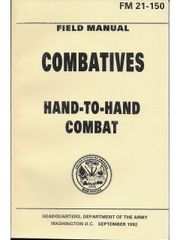 アメリカ軍 格闘術教本 COMBATIVES HAND TO HAND COMBAT FM 21-150 新品