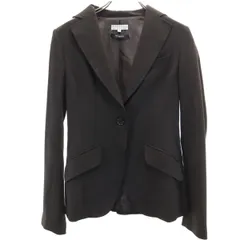 BARNEYS NEWYORK バーニーズニューヨーク 日本製 テーラードジャケット 40 ブラウン レディース 古着のサムネイル