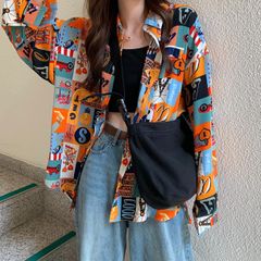 レトロ 派手シャツ