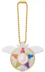 【中古】食玩 キーホルダー 5.ピュアリンハナちゃんコンパクト 「おジャ魔女どれみ リトルチャーム」