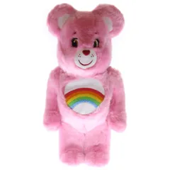 MEDICOM TOY (メディコムトイ) BE@RBRICK Cheer Bear Costume Ver. 400% Care Bears ベアブリック チアベア ぬいぐるみ フィギュア 人形 ケアベア ピンク