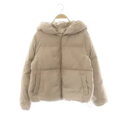アプワイザーリッシェ Apuweiser-riche 22AW ショールカラーショートダウンジャケット 2 ベージュ /MI ■OSのサムネイル