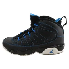 NIKE (ナイキ) 【観賞用 2012年製】GS AIR JORDAN 9 RETRO 302359-007 ガールズ エア ジョーダン 9 レトロ ハイカットスニーカー ブラック US7Y/25cm