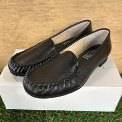 国産 レディース モカシン 天然皮革 22.5cm 23cm 23.5cm 24cm 24.5cm 25cm 黒 抗菌防臭 牛革 軽い 柔らかい 足になじむ 蒸れにくい シューズ 婦人靴