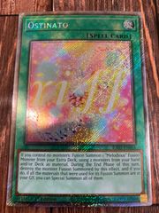 遊戯王　英語版　　オスティナート　プラチナシークレットレア　3枚