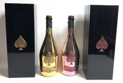 【DH791】アルマンド ゴールド ロゼ 2本セット ケース ボトル
