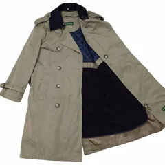 ローレンラルフローレン LAUREN RALPH LAUREN 美品 トレンチコート ロングコート ジャケット ライナー付き 衿 素材 切替 グレー系 34 約S 0602のサムネイル