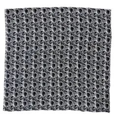 【美品】クリスチャン ディオール ストール ショール スカーフ 総柄 シルク ブラック ホワイト